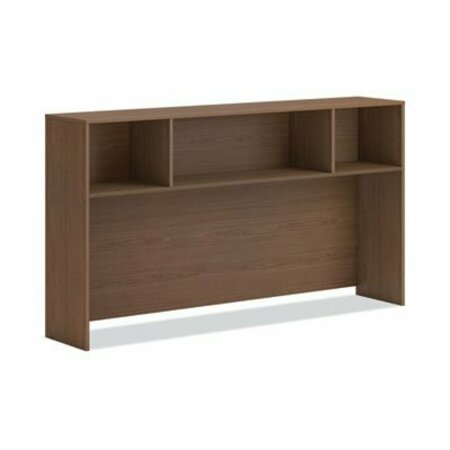 HON Mod Desk Hutch, 3 Compartments, 72 x 14 x 39.75, Sepia Walnut LDH72LE1